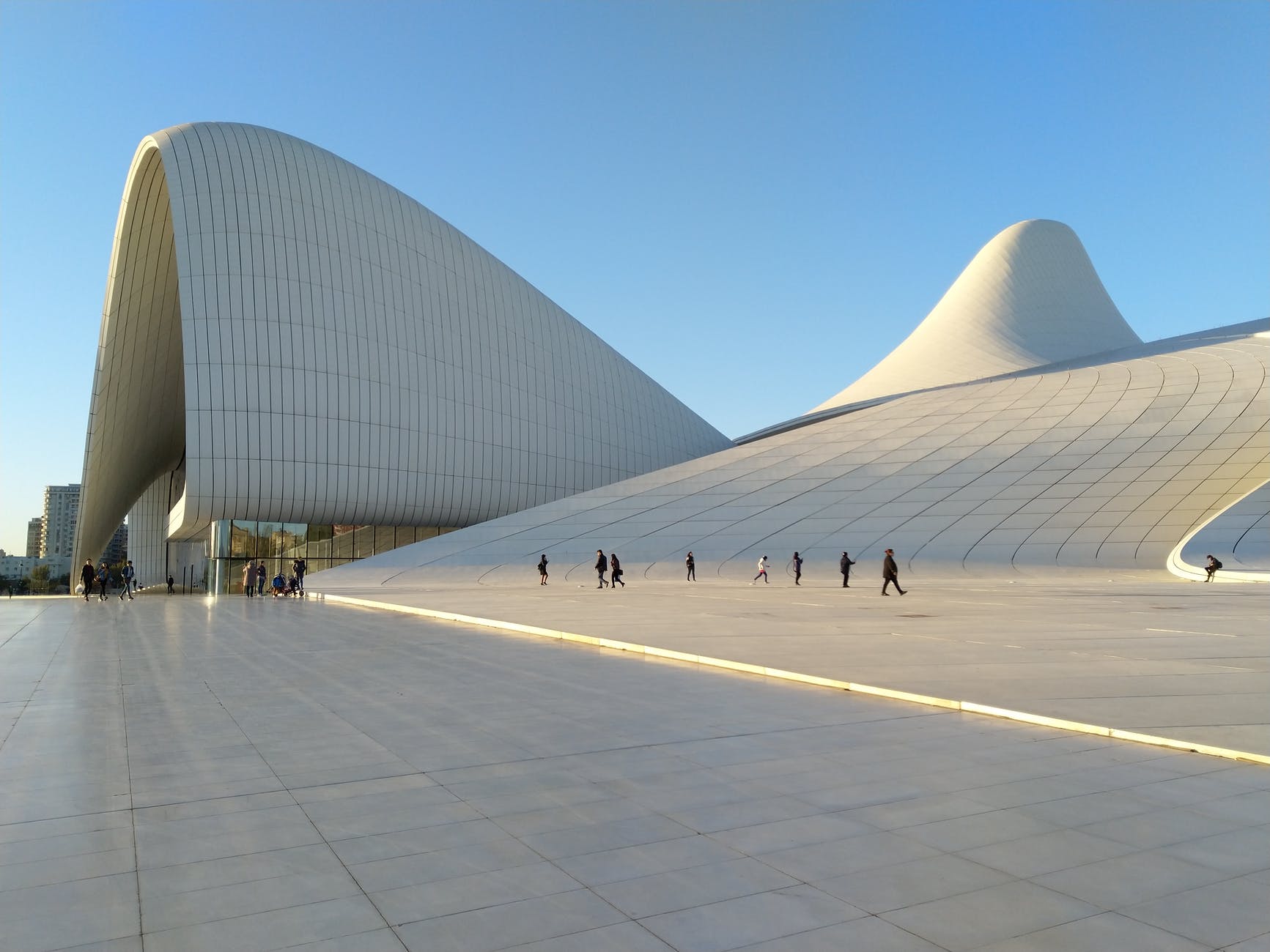 photo of people walking near building